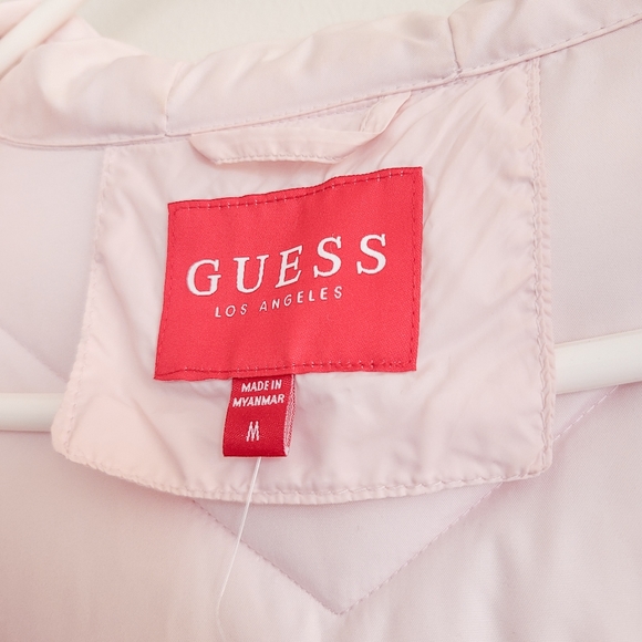 🚫SOLD: GUESS Pink Puffer Jacket - Picture 10 of 10